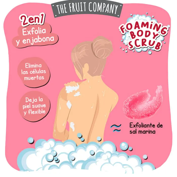 The Fruit Company Exfoliante Corporal 2 en 1 Sandía