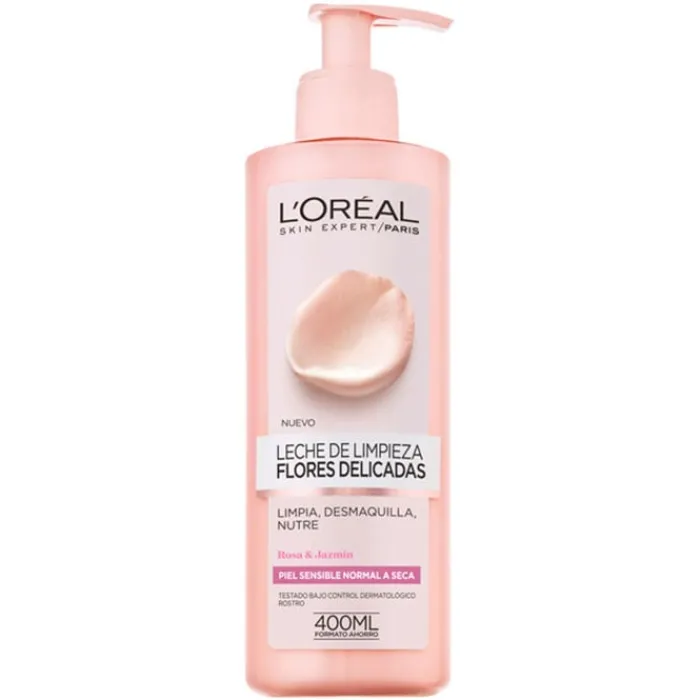 L'Oréal Flores Delicadas Leche Limpiadora Rosa&Jazmín