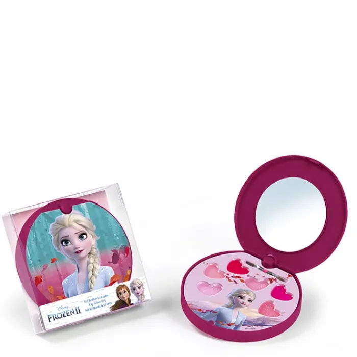 Frozen II Polvera Espejo Brillos Labiales
