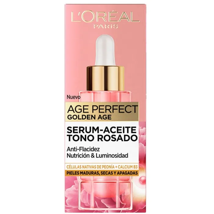 L'Oréal Golden Age Perfect Aceite-Sérum Tono Rosado