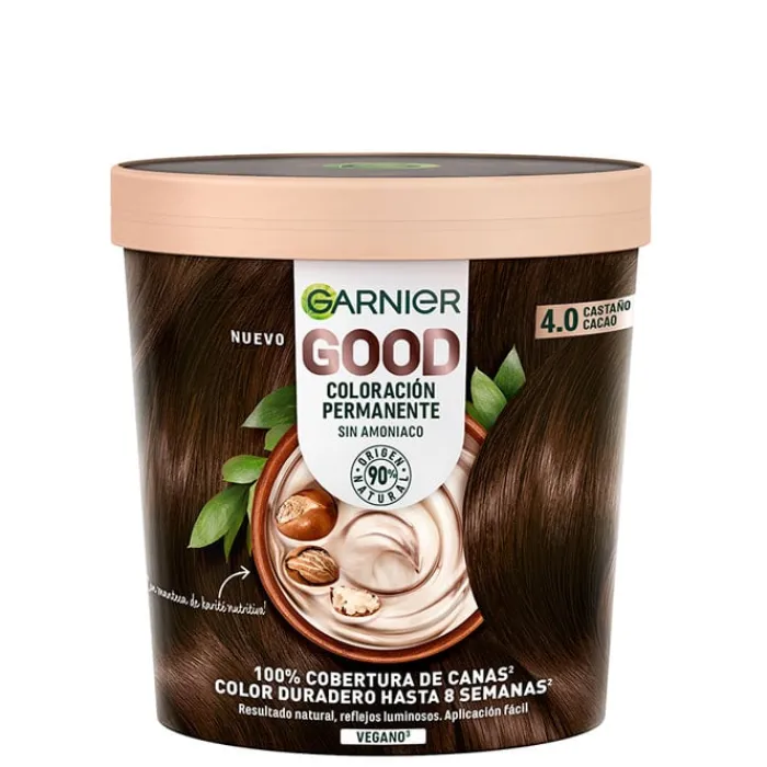 Garnier Good Coloración Nº 4.0 Castaño Cacao