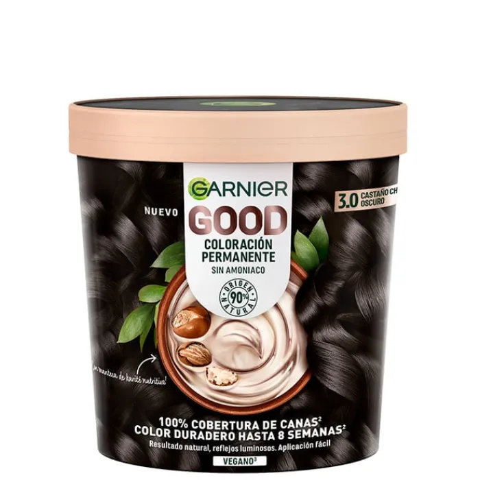 Garnier Good Coloración Nº 3.0 Castaño Chocolate Oscuro