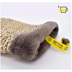 Beter Guante de Sisal y Lino Coffee o Clock