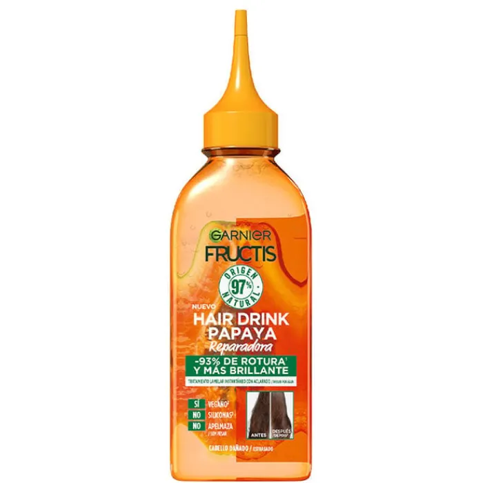 Fructis Hair Drink Papaya Tratamiento Reparador