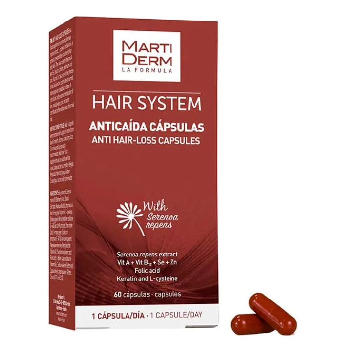 Hombre Martiderm HAIR SYSTEM Cápsulas Anticaída