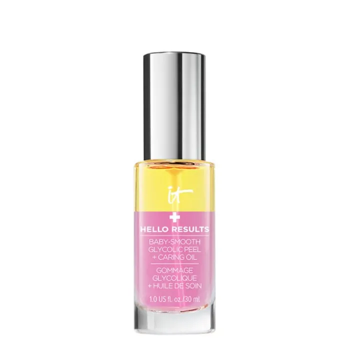 IT COSMETICS Hello Results Baby-Smooth Glycolic Peel + Caring Oil Sérum