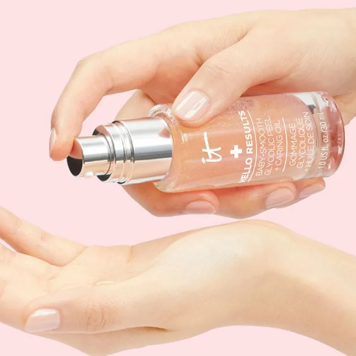 IT COSMETICS Hello Results Baby-Smooth Glycolic Peel + Caring Oil Sérum