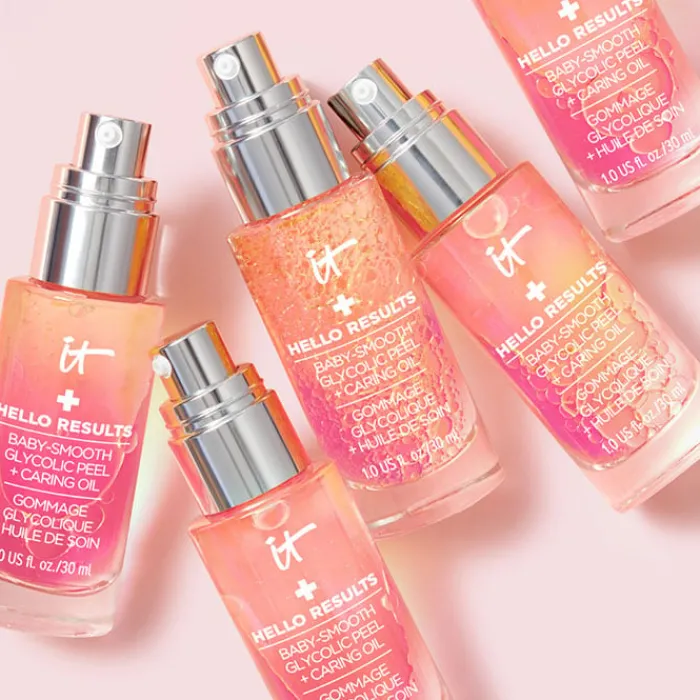 IT COSMETICS Hello Results Baby-Smooth Glycolic Peel + Caring Oil Sérum