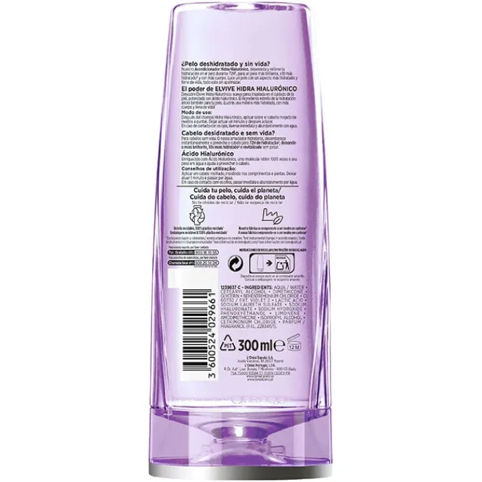 Elvive HIDRA HIALURÓNICO Champú