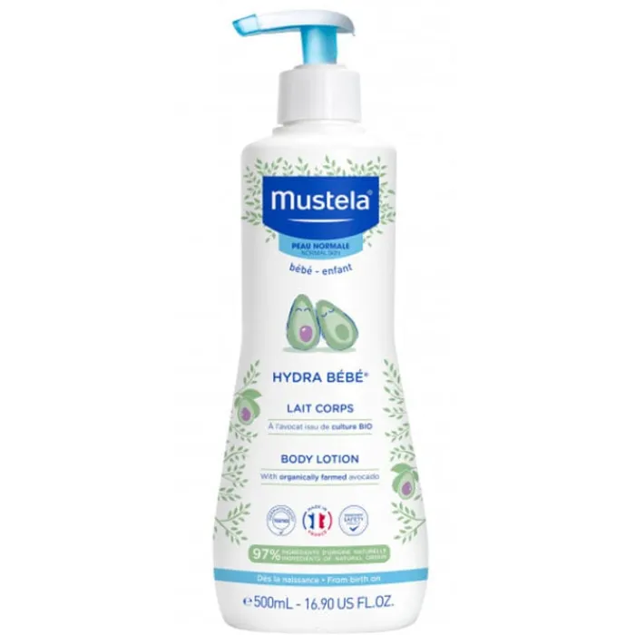 Niños Mustela Hydra Bebé Leche Corporal con Aguacate Bio