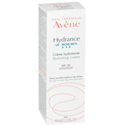 Hombre Avène Hydrance UV Crema Hidrantante Rica