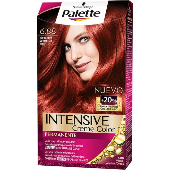 Palette Intense Color Cream Tinte Cabello Nº 6.88 Rojo Rubi