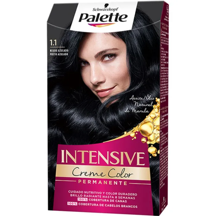 Palette Intense Color Cream Tinte Cabello Nº 1.1 Negro Azulado