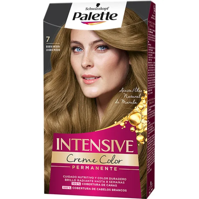 Palette Intense Color Cream Tinte Cabello Nº 7 Rubio Medio