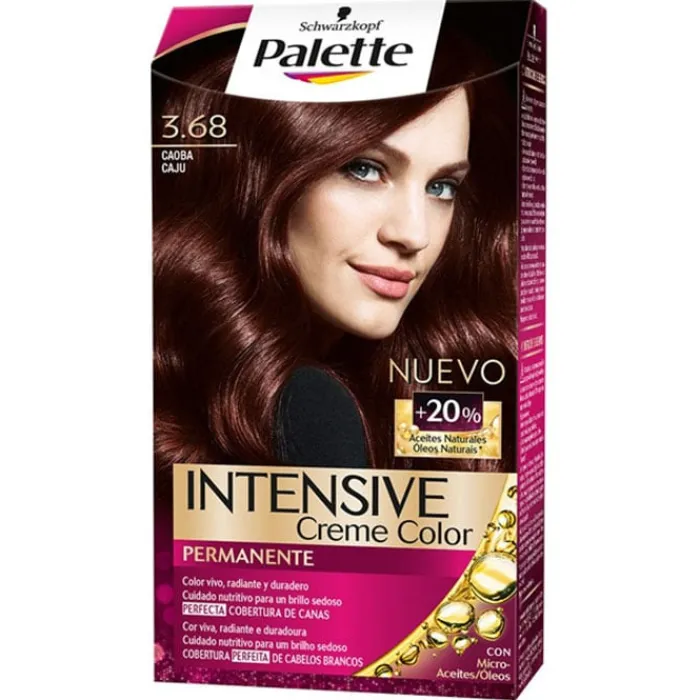 Palette Intense Color Cream Tinte Cabello Nº 3.68 Caoba