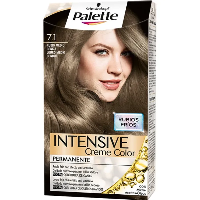 Palette Intensive Creme Color Nº 7.1 Rubio Medio Ceniza