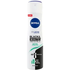 NIVEA Invisible Black & White Active Desodorante Spray