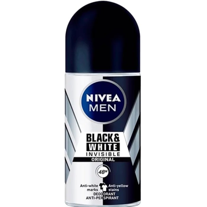 Hombre NIVEA MEN Invisible Black & White Desodorante Roll-on