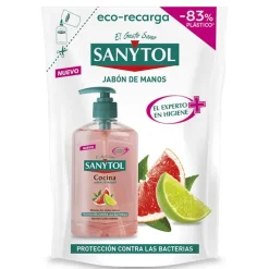 Sanytol Jabón de Manos Cocina Eco-Recarga