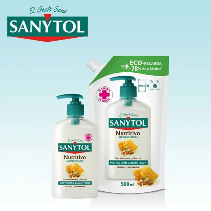 Sanytol Jabón de Manos Nutritivo