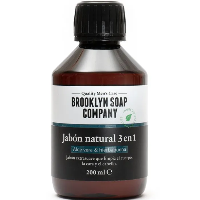 Hombre Brooklyn Soap Company Jabón Natural 3 en 1