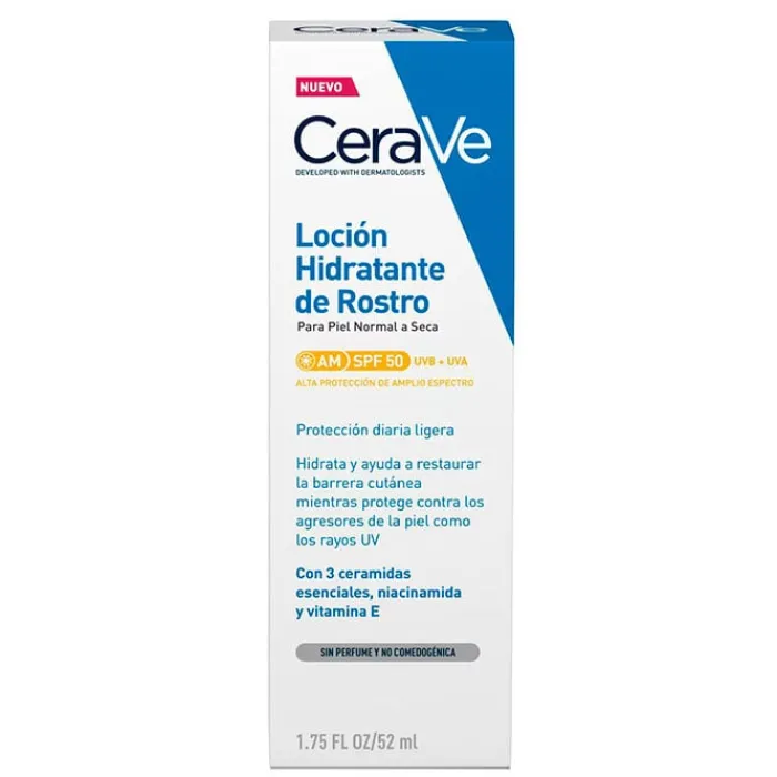 Hombre Cerave Loción Hidratante de Rostro SPF50