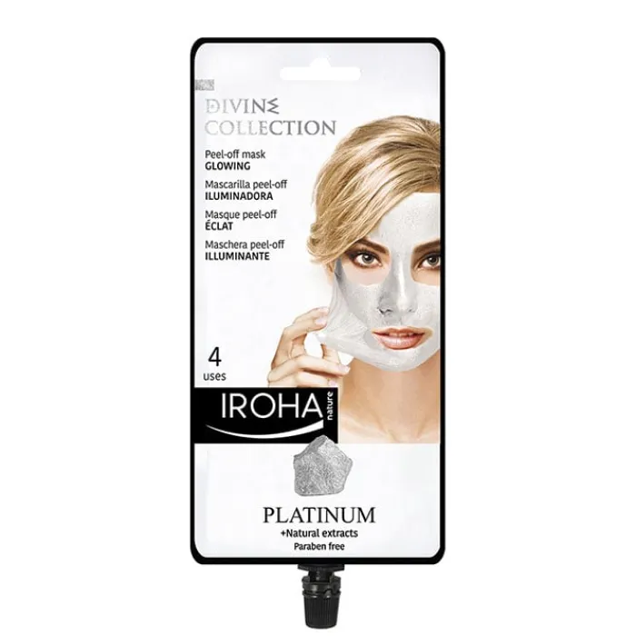 Iroha Nature Mascarilla Peel Off Iluminadora Platino