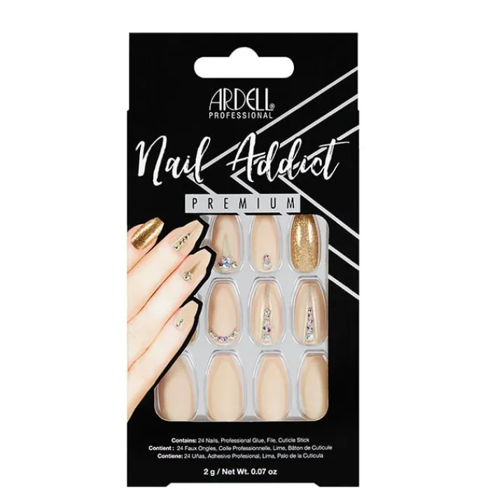 Ardell Nail Addict Premium Nude Jeweled