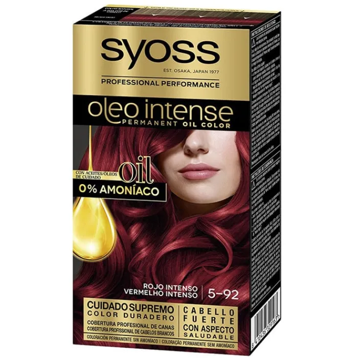 Syoss Oleo Intense Coloración 5-92 Rojo Intenso