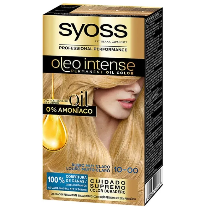 Syoss Oleo Intense Coloración 10-00 Rubio Muy Claro