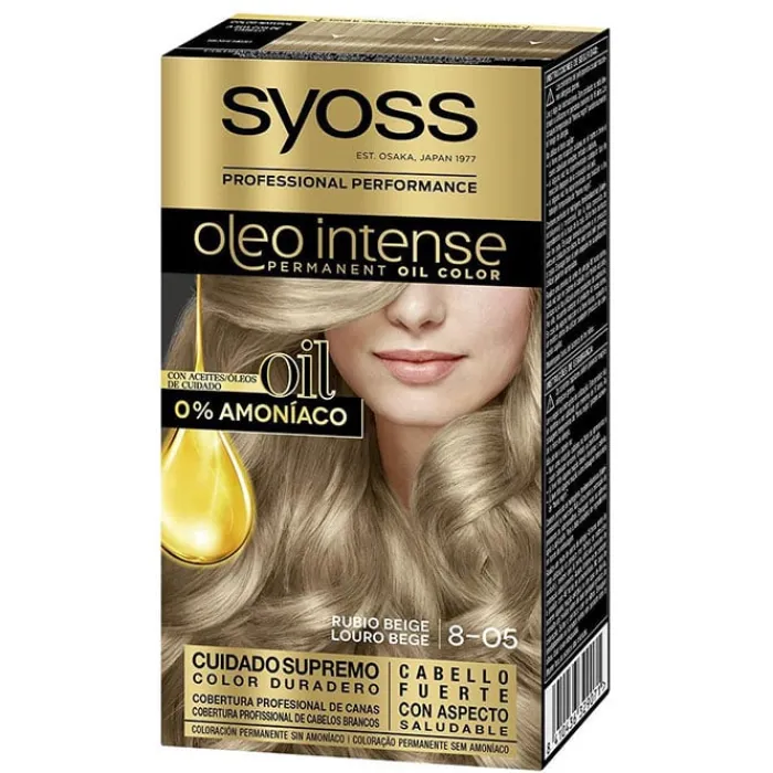 Syoss Oleo Intense Coloración 8-05 Rubio Beige