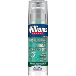 Hombre Williams Expert OXYGEN FRESH MENTOL GEL AFEITADO