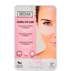 Iroha Nature Parches Ojos Cuidado Global con Niacinamida