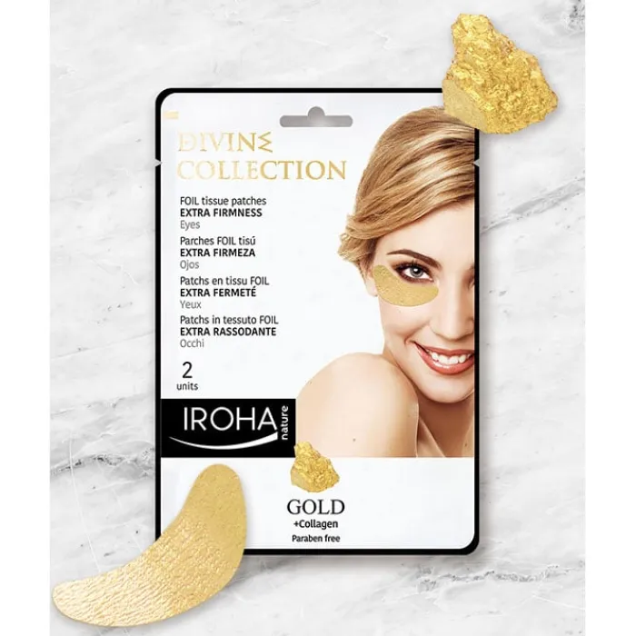 Iroha Nature Parches Reafirmantes Oro 24K