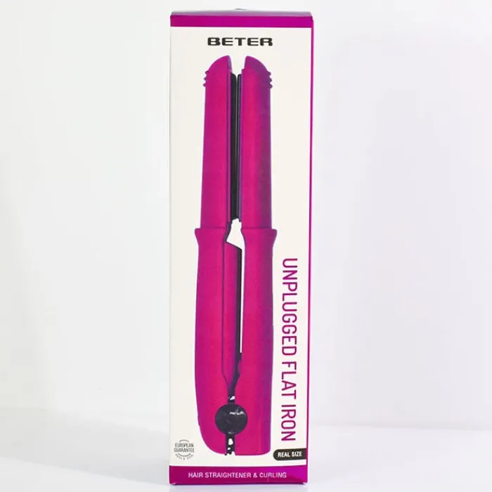 Beter Plancha de Cabello Inalámbrica GRWM Rosa