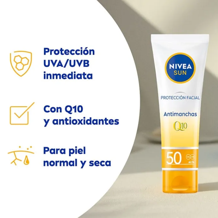 NIVEA Protección Facial Antimanchas Q10 SPF50