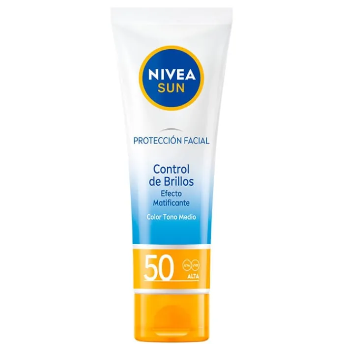 NIVEA Protección Facial Control de Brillos Color SPF50