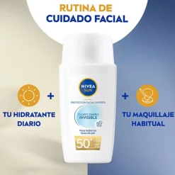 NIVEA Protección Facial Fluido Diario Invisible SPF50+