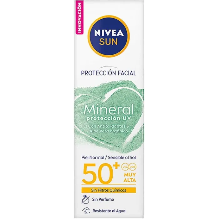 NIVEA Protección Facial Mineral SPF50+
