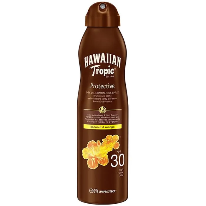 Hawaiian Tropic Protective Dry Oil Continuous Spray SPF30