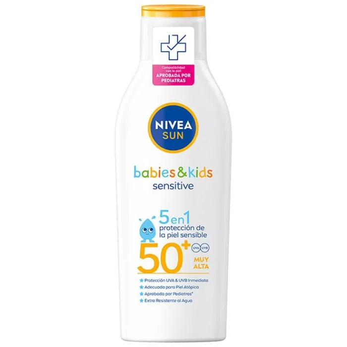 Niños NIVEA Protege & Juega Loción Solar Sensitive Niños SPF50+