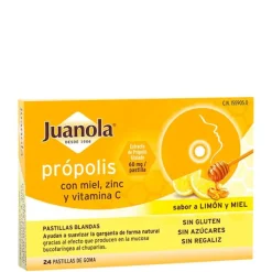 Juanola Própolis Pastillas Blandas Limón y Miel