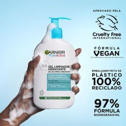 Garnier Pure Active Gel Limpiador Hidratante