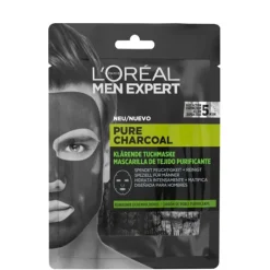 Hombre L'Oréal Men Expert Pure Power Charcoal Mascarilla Tejido Purificante