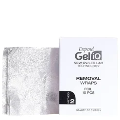 Depend Gel iQ Removal Wraps Foil