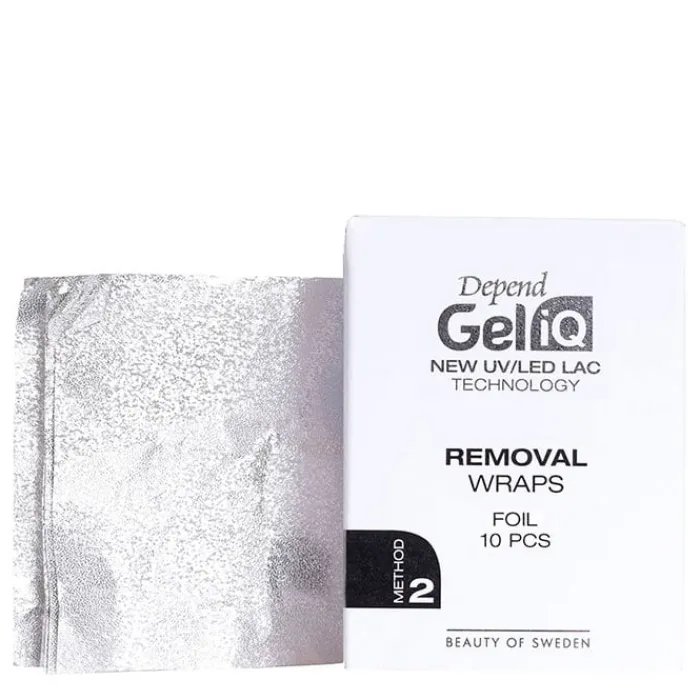 Depend Gel iQ Removal Wraps Foil