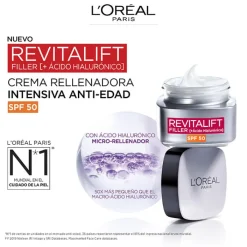 L'Oréal Revitalift Filler Crema Día SPF50