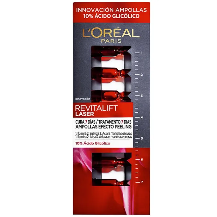 L'Oréal Revitalift Laser Ampollas Efecto Peeling
