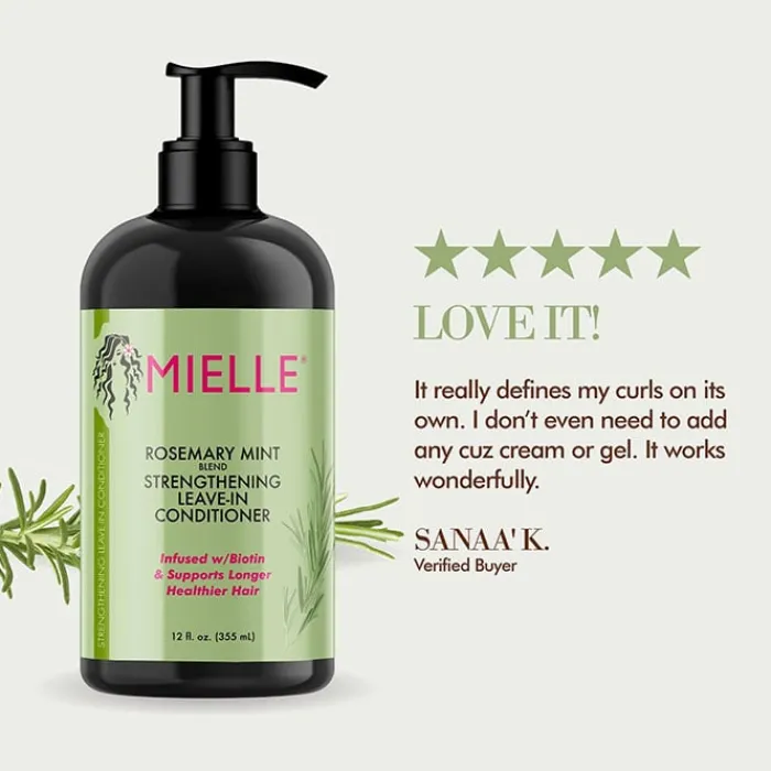 Mielle Rosemary Mint Strengthening Leave-In Conditioner