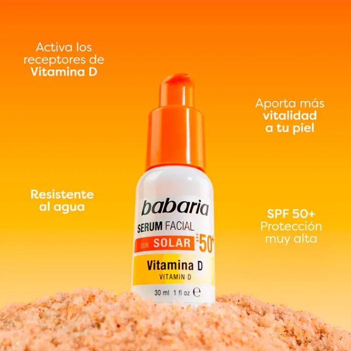 Babaria Serum Solar Facial Vitamin D SPF50+